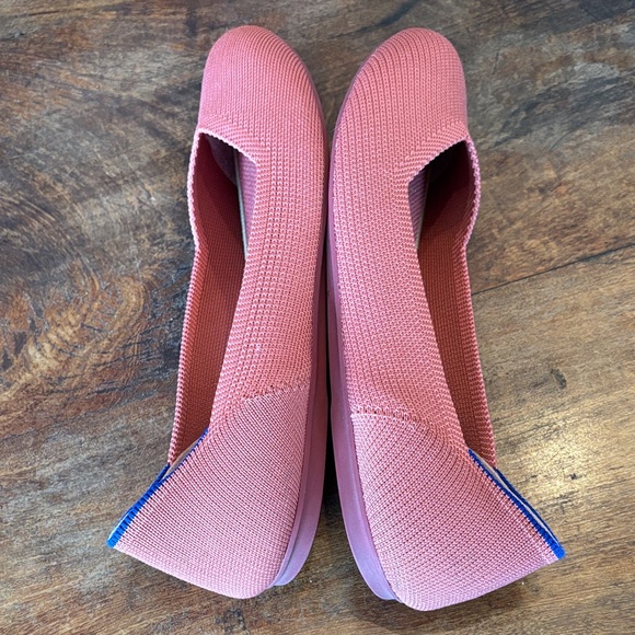 Rothy's Coral Pink Women's Flats - Picture 6 of 12